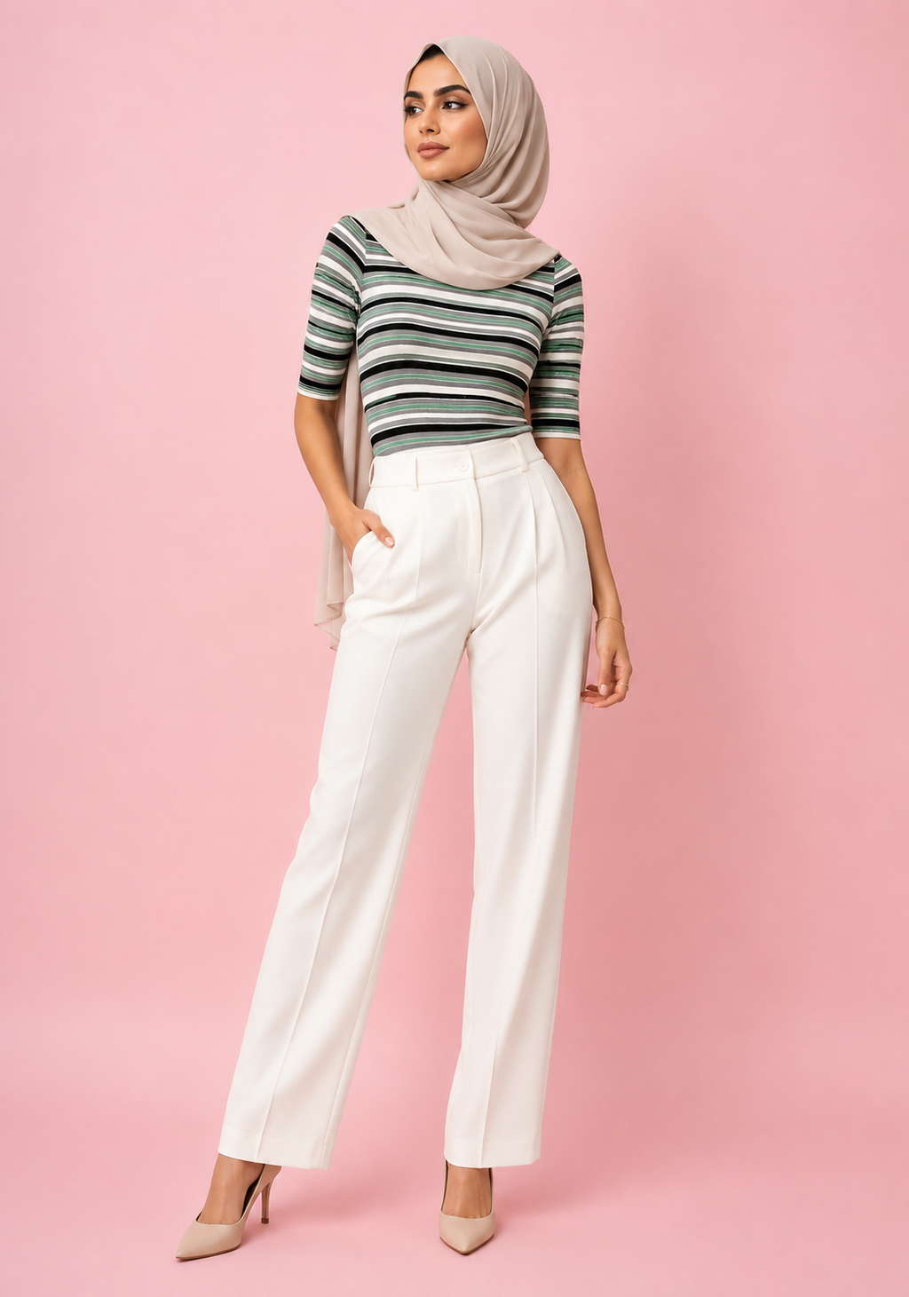 Timeless Pleated Palazzo Pant