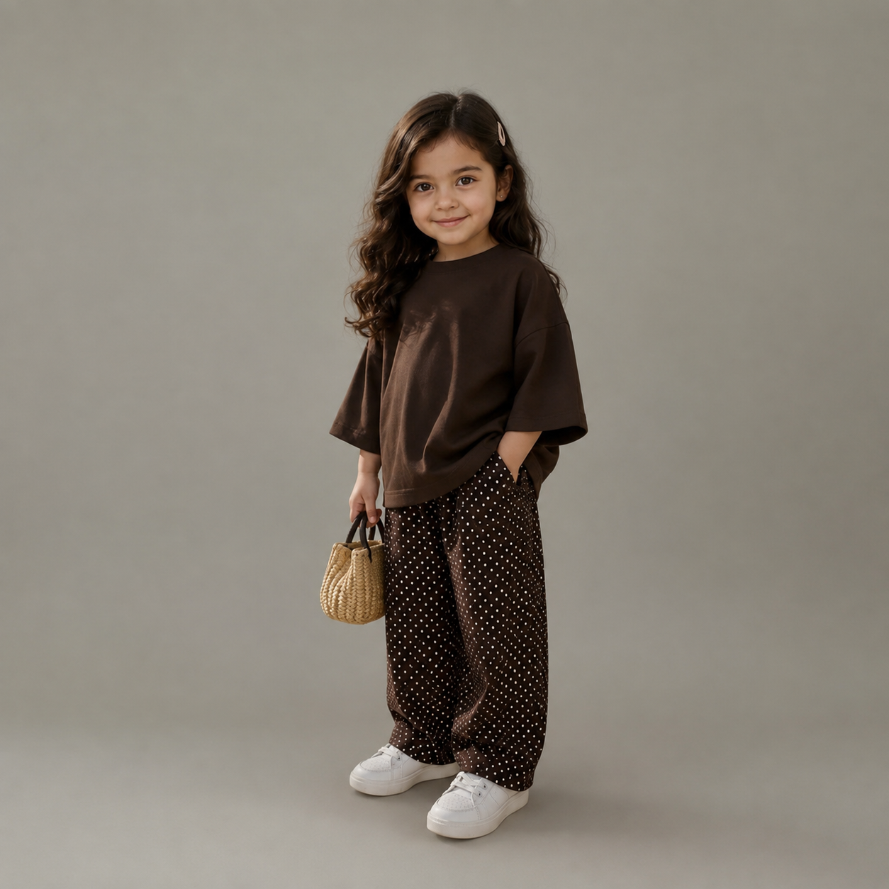 Girls' Casual Co-Ord Set – Playful Comfort